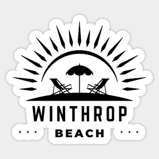 Winthrop Beach Massachusetts Sticker